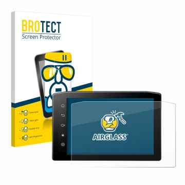 Front side of a product packaging with the brand logo BROTECT. Next to it is the device Ekiy MTC07 6.25