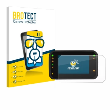 Front side of a product packaging with the brand logo BROTECT. Next to it is the device Honda ADV350 5