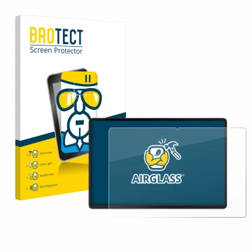 Front side of a product packaging with the brand logo BROTECT. Next to it is the device Acer Iconia X12 shown with the corresp