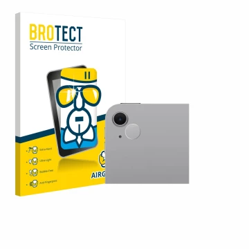 Front side of a product packaging with the brand logo BROTECT. Next to it is the device Apple iPad Air 13