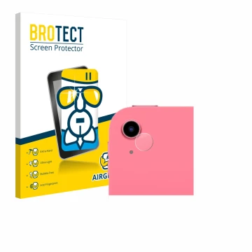 Front side of a product packaging with the brand logo BROTECT. Next to it is the device Apple iPad A16 11