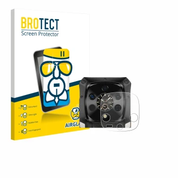 Front side of a product packaging with the brand logo BROTECT. Next to it is the device Ulefone Armor 28 Ultra Thermal (ONLY C
