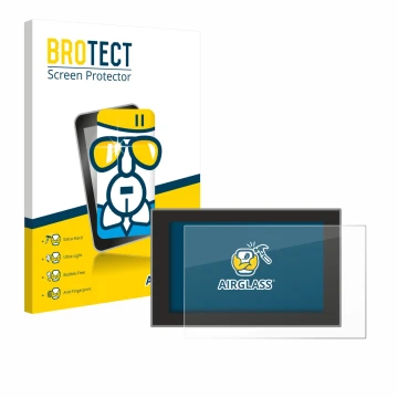 Front side of a product packaging with the brand logo BROTECT. Next to it is the device Dacia Duster 3 2025 shown with the cor