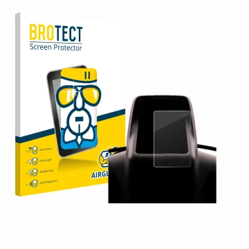 Front side of a product packaging with the brand logo BROTECT. Next to it is the device Segway GT3 D shown with the correspond