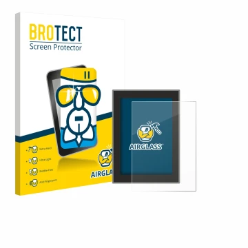 Front side of a product packaging with the brand logo BROTECT. Next to it is the device Volvo XC60 (2018–2024) shown with the 