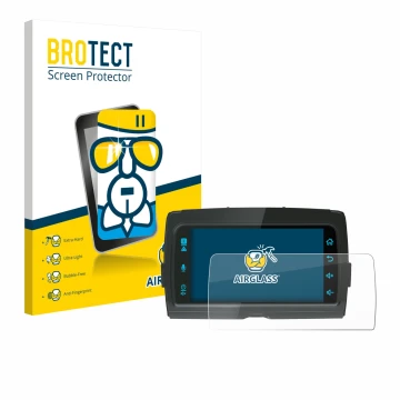 Front side of a product packaging with the brand logo BROTECT. Next to it is the device Diamond Audio MSHD14 shown with the co