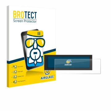 Front side of a product packaging with the brand logo BROTECT. Next to it is the device EcoFlow DELTA 3 Plus shown with the co