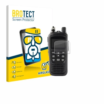 Front side of a product packaging with the brand logo BROTECT. Next to it is the device Jopix CB-514 Plus shown with the corre