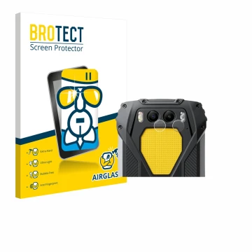 Front side of a product packaging with the brand logo BROTECT. Next to it is the device Blackview BV7300 (ONLY Camera Lens) sh