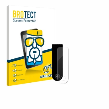 Front side of a product packaging with the brand logo BROTECT. Next to it is the device Xiaomi Electric Scooter 5 Max shown wi