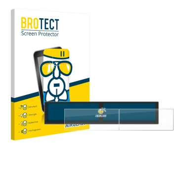 Front side of a product packaging with the brand logo BROTECT. Next to it is the device Hyundai Tucson Hybrid 2025 shown with 