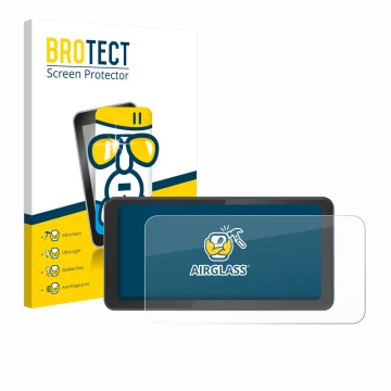 Front side of a product packaging with the brand logo BROTECT. Next to it is the device Spedal CL871 6.25