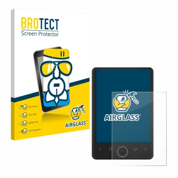 Front side of a product packaging with the brand logo BROTECT. Next to it is the device SPC Light 2 shown with the correspondi