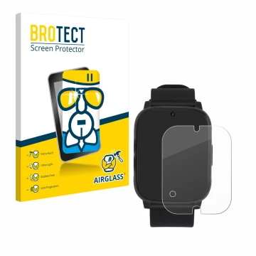 Front side of a product packaging with the brand logo BROTECT. Next to it is the device NikuTRAX NC83S shown with the correspo