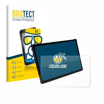 Front side of a product packaging with the brand logo BROTECT. Next to it is the device FASTWD X609 T181-EEA 11