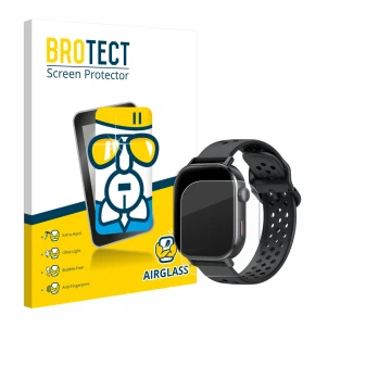 Front side of a product packaging with the brand logo BROTECT. Next to it is the device Jugeman P131 2.06