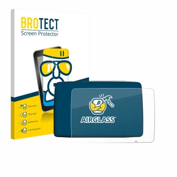 Front side of a product packaging with the brand logo BROTECT. Next to it is the device Leapmotor T03 2025 shown with the corr