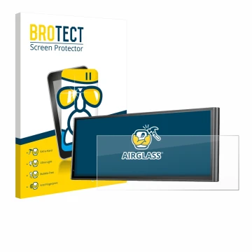 Front side of a product packaging with the brand logo BROTECT. Next to it is the device Krunia 9.26