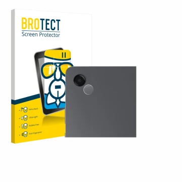 Front side of a product packaging with the brand logo BROTECT. Next to it is the device Samsung Galaxy Tab A11 Plus WiFi 11
