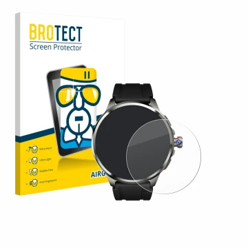 Front side of a product packaging with the brand logo BROTECT. Next to it is the device Rogbid Model R2 Ultra shown with the c