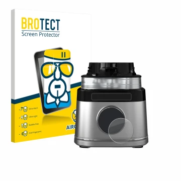 Front side of a product packaging with the brand logo BROTECT. Next to it is the device Ninja Detect Power Pro shown with the 