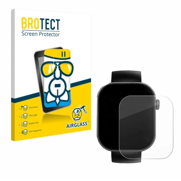 Front side of a product packaging with the brand logo BROTECT. Next to it is the device Cillso T80 2.01