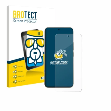 Front side of a product packaging with the brand logo BROTECT. Next to it is the device Xiaomi Redmi Note 15 Pro Plus 5G shown