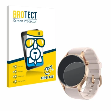 Front side of a product packaging with the brand logo BROTECT. Next to it is the device aeac AR01 1.32