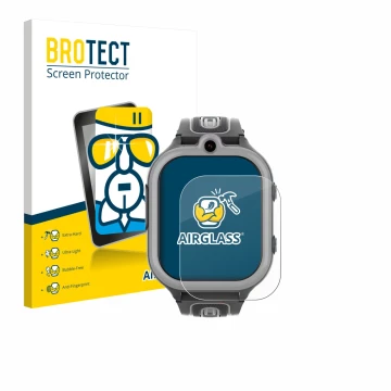 Front side of a product packaging with the brand logo BROTECT. Next to it is the device Valdus DF91 shown with the correspondi