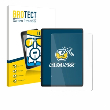 Front side of a product packaging with the brand logo BROTECT. Next to it is the device Ugee UT3 14.25