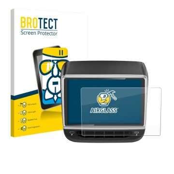 Front side of a product packaging with the brand logo BROTECT. Next to it is the device Tlyard T10 shown with the correspondin