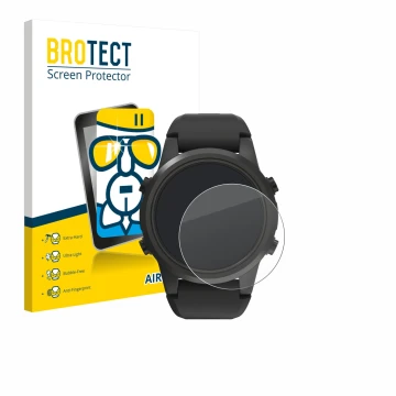 Front side of a product packaging with the brand logo BROTECT. Next to it is the device Shearwater TERN TX shown with the corr