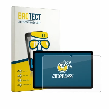 Front side of a product packaging with the brand logo BROTECT. Next to it is the device Maxlegen M11S 11