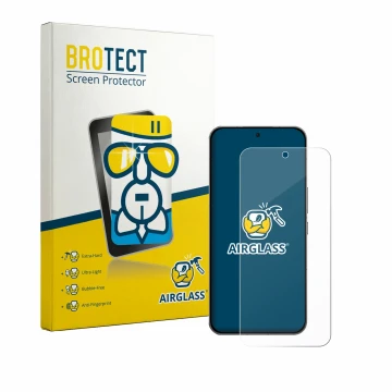 Front side of a product packaging with the brand logo BROTECT. Next to it is the device Oppo K15 Pro shown with the correspond