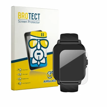 Front side of a product packaging with the brand logo BROTECT. Next to it is the device Black Shark GT3 Neo shown with the cor