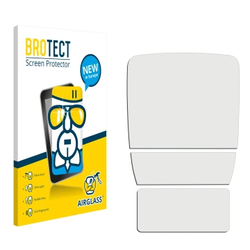 Front side of a product packaging with the brand logo BROTECT. Next to it is the corresponding screen protector.