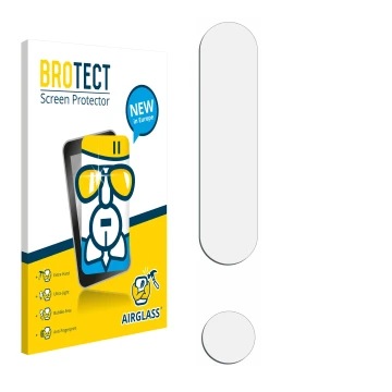 Front side of a product packaging with the brand logo BROTECT. Next to it is the corresponding screen protector.