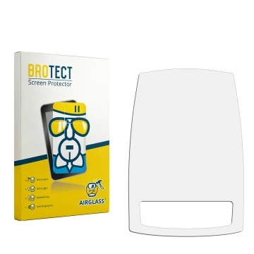 Front side of a product packaging with the brand logo BROTECT. Next to it is the corresponding screen protector.