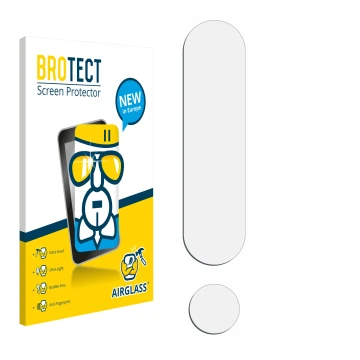 Front side of a product packaging with the brand logo BROTECT. Next to it is the corresponding screen protector.