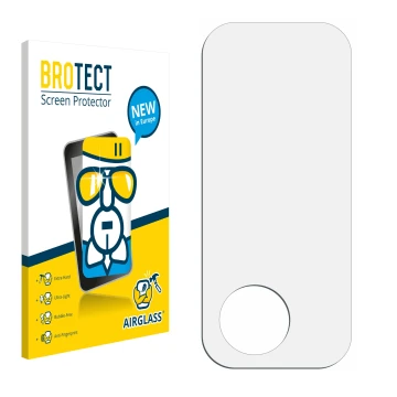Front side of a product packaging with the brand logo BROTECT. Next to it is the corresponding screen protector.