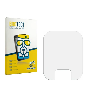 Front side of a product packaging with the brand logo BROTECT. Next to it is the corresponding screen protector.