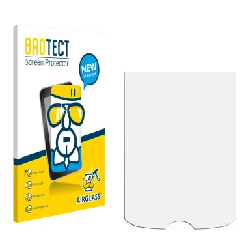 Front side of a product packaging with the brand logo BROTECT. Next to it is the corresponding screen protector.