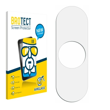 Front side of a product packaging with the brand logo BROTECT. Next to it is the corresponding screen protector.