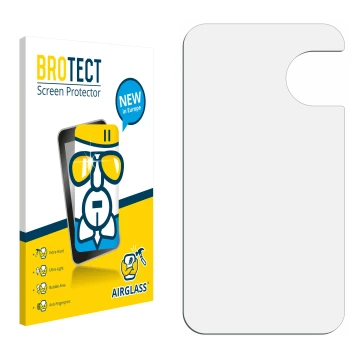 Front side of a product packaging with the brand logo BROTECT. Next to it is the corresponding screen protector.
