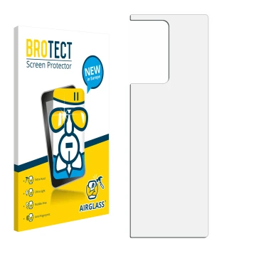Front side of a product packaging with the brand logo BROTECT. Next to it is the corresponding screen protector.