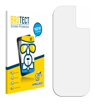 Front side of a product packaging with the brand logo BROTECT. Next to it is the corresponding screen protector.