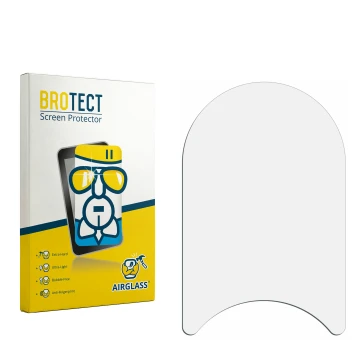 Front side of a product packaging with the brand logo BROTECT. Next to it is the corresponding screen protector.
