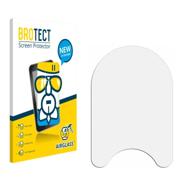 Front side of a product packaging with the brand logo BROTECT. Next to it is the corresponding screen protector.
