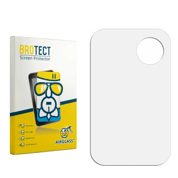Front side of a product packaging with the brand logo BROTECT. Next to it is the corresponding screen protector.