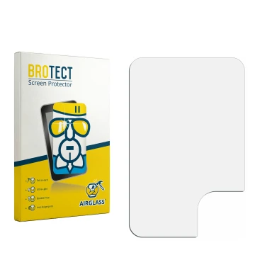 Front side of a product packaging with the brand logo BROTECT. Next to it is the corresponding screen protector.